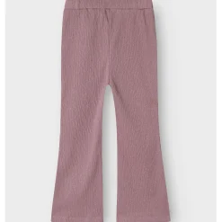 Name it peuter broek flared  effen paars