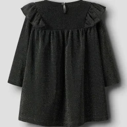 Name it peuter jurk lange mouwen effen zwart
