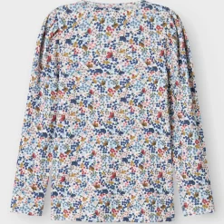 Name it peuter shirt lange mouwen bloemen multi