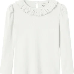 Name it peuter shirt lange mouwen effen wit