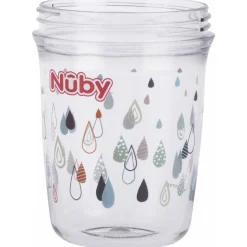 Nûby 360 graden Wonder Cup met handvatten 240ml grijs
