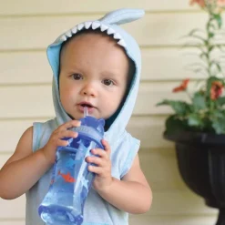 Nûby Flip-it rietjesbeker 18+ maanden blauw