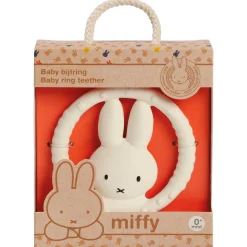 Nijntje bijtring van natuurlijk rubber wit