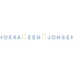 Nijntje hoera een jongen slinger Blue