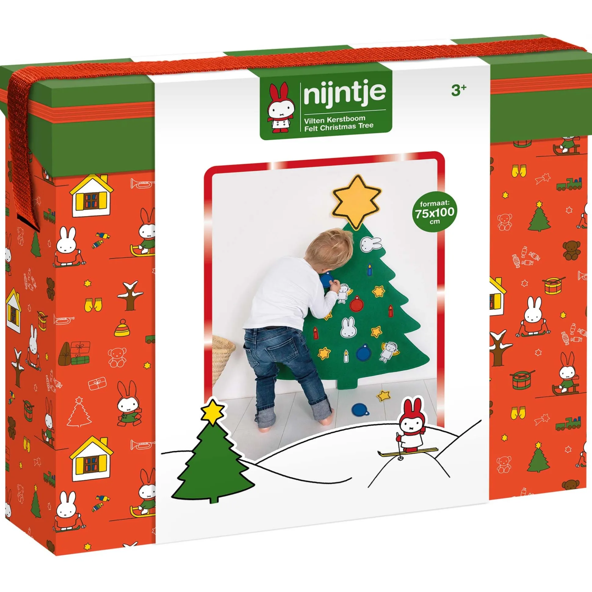 Nijntje kerstboom vilt Multi