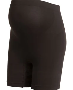 Noppies zwangerschapsshort seamless lang  effen zwart
