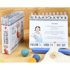 Pauline oud 9 maanden aftelkalender Multi