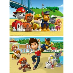 Paw Patrol dappere honden puzzel 2x24st Multi