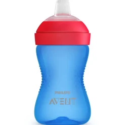 Philips Avent My Grippy zachte tuitbeker 300ml 9mnd+ blauw