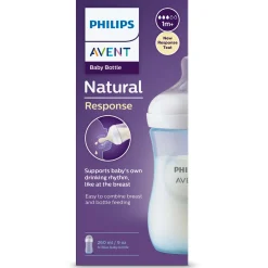 Philips Avent Natural fles 260ML blauw