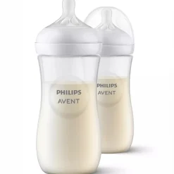 Philips Avent Natural Response 2 Flessen - 330 ml - 3+ maanden transparant