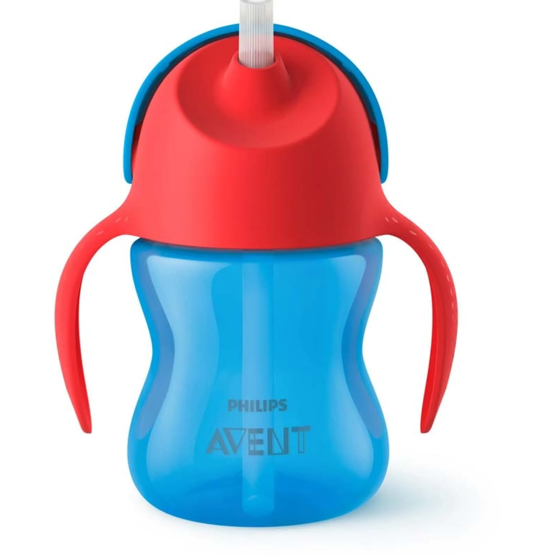 Philips Avent rietjesbeker 200ml 9+ maanden blauw