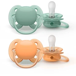 Philips Avent Ultra Soft Fopspeen 0-6 mnd 2-pack Blue Shade