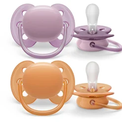 Philips Avent Ultra Soft Fopspeen 6-18mnd 2-pack Orange