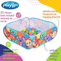 Playgro ballenbak Adventure Pals Ball Pit Multi