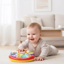 Playgro Lion Activity Kick toy rammelaar Multi