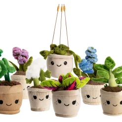 Pluche Gekleurde Plant groen