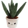 Pluche plant cactus 19cm beige