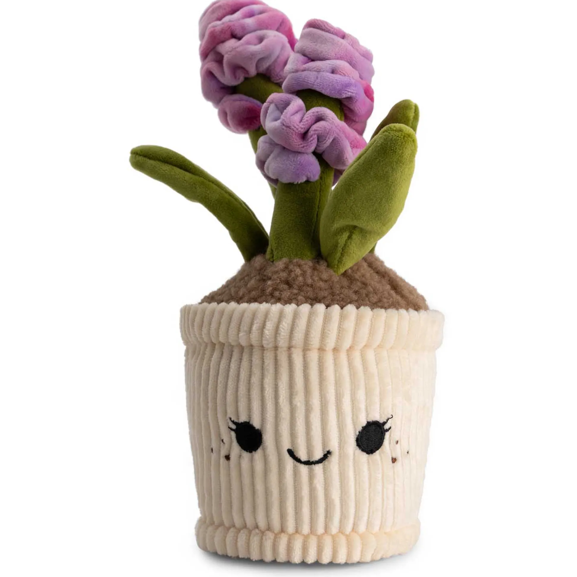 Pluche plant hyacint 29cm roze