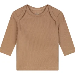 Prenatal baby rib pyjama beige