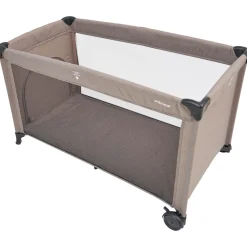 Prenatal campingbed Sinne taupe met matras & matrashoes