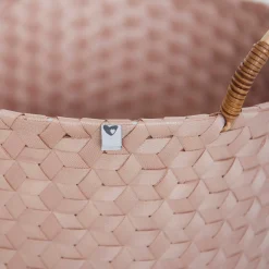 Prenatal mand groot hexagon roze