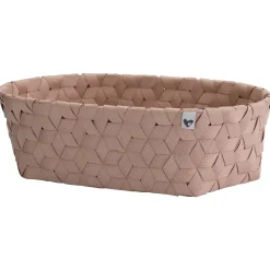 Prenatal mandje ovaal hexagon roze