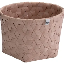 Prenatal mandje rond hexagon roze