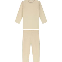 Prenatal peuter rib pyjama beige