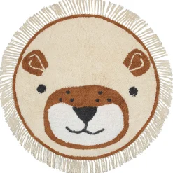 Prenatal vloerkleed leeuw wit