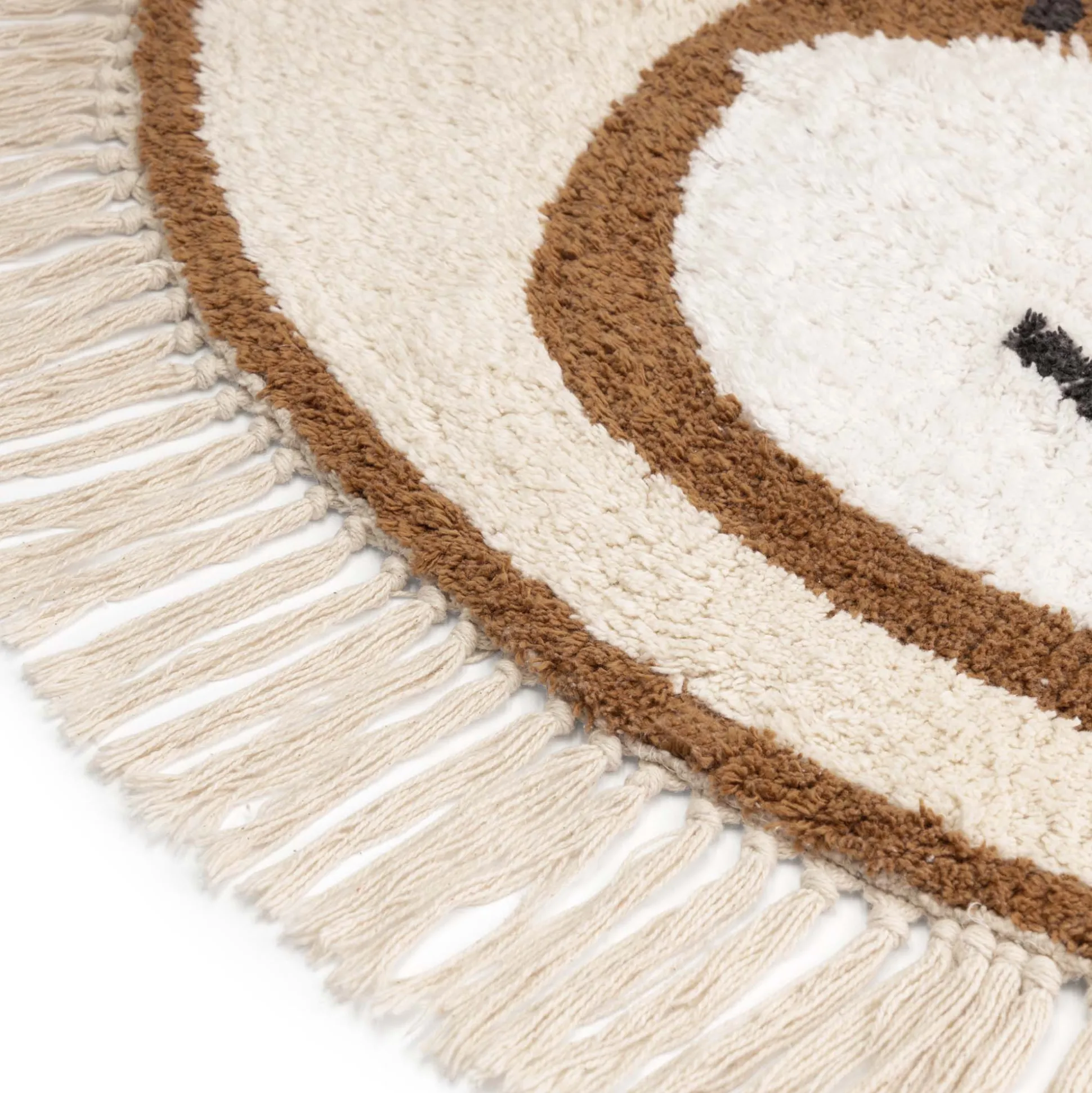 Prenatal vloerkleed leeuw wit