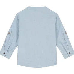 Prénatal baby blouse lange mouwen effen blauw