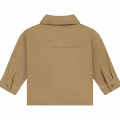 Prénatal baby blouse lange mouwen effen bruin