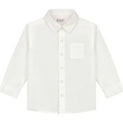 Prénatal baby blouse lange mouwen effen wit