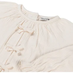 Prénatal baby blouse lange mouwen effen wit