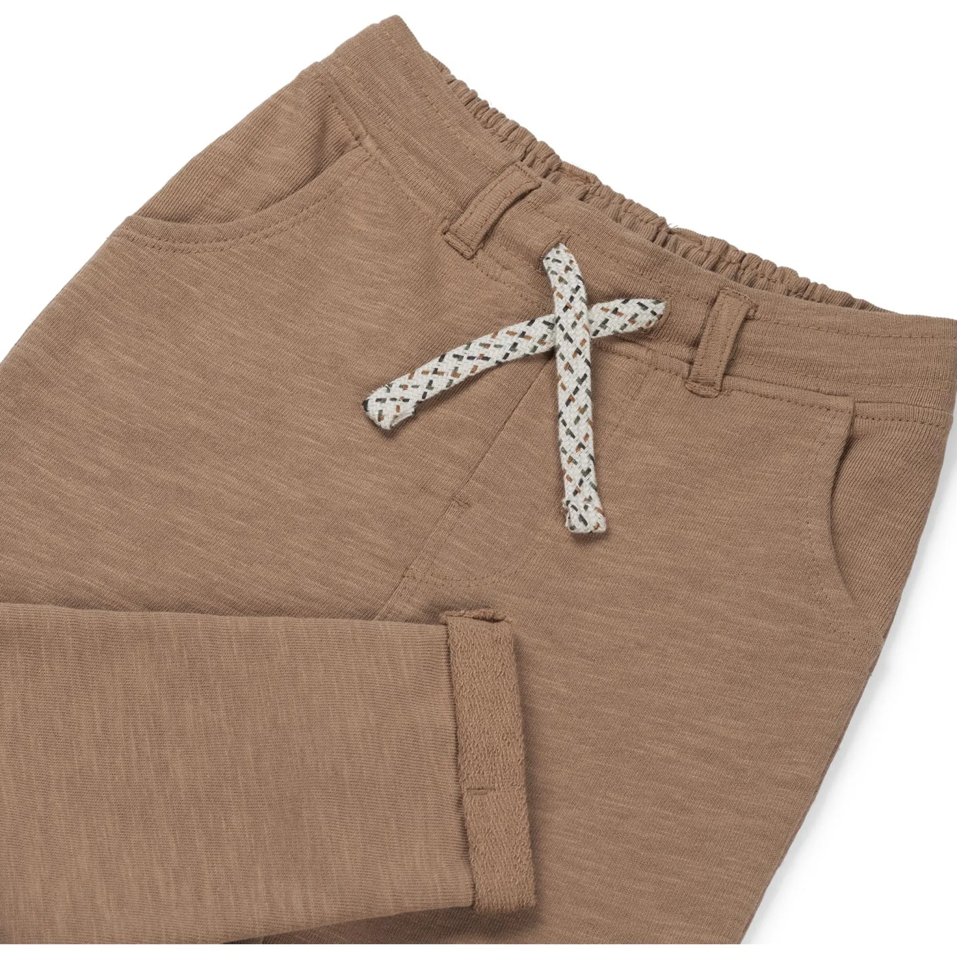 Prénatal baby broek effen bruin