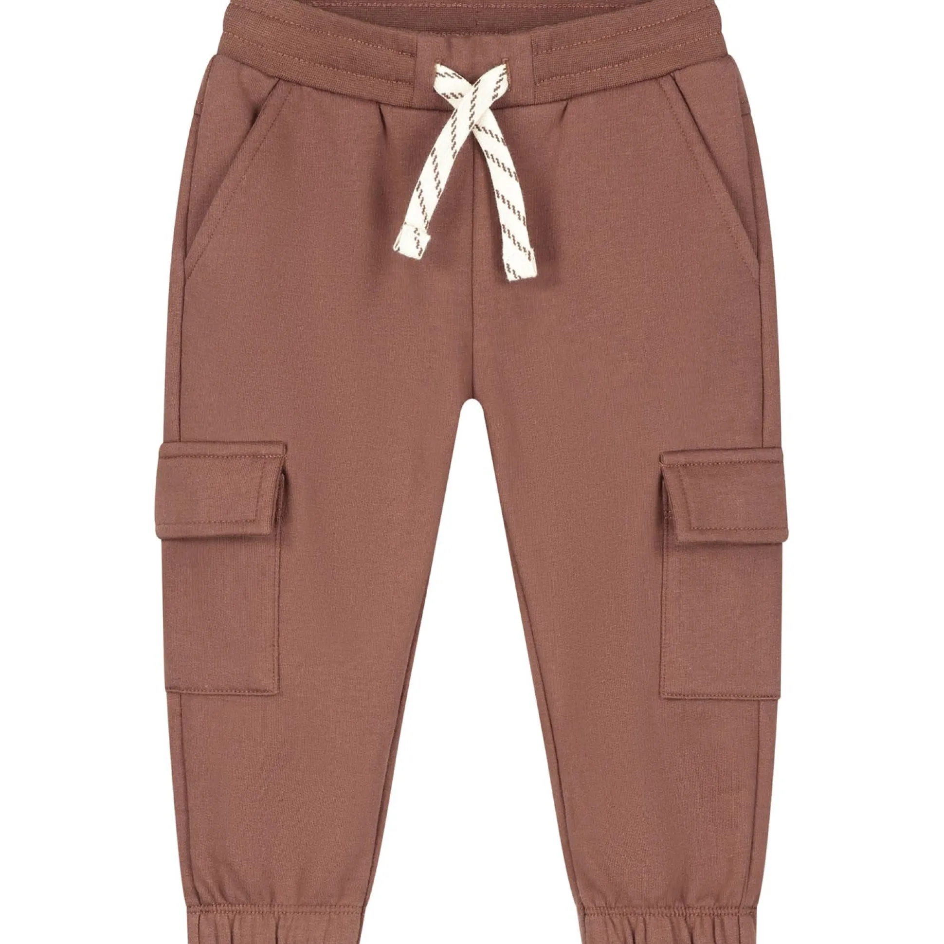Prénatal baby broek effen bruin