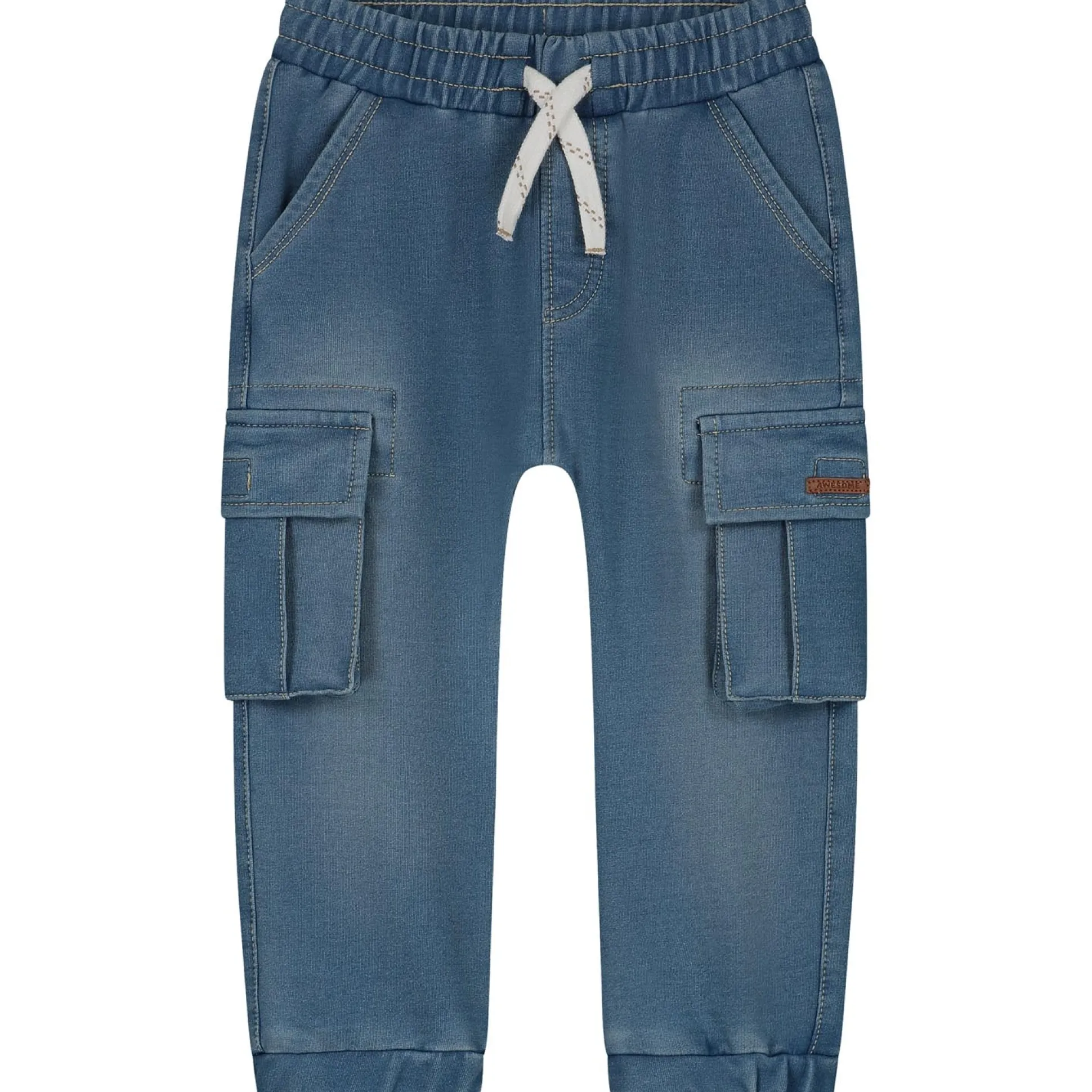 Prénatal baby broek effen blauw
