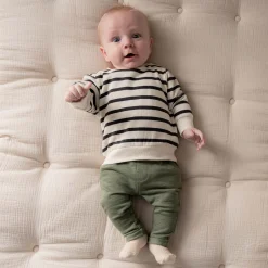 Prénatal baby broek  effen groen