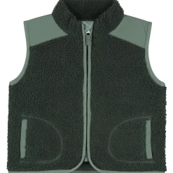 Prénatal baby gilet mouwloos meerkleurig groen