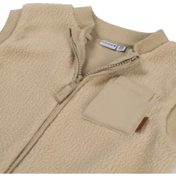 Prénatal baby gilet mouwloos effen beige