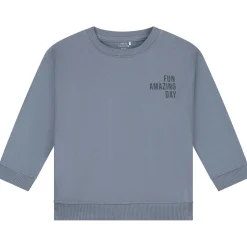 Prénatal baby joggingpak lange mouwen effen blauw