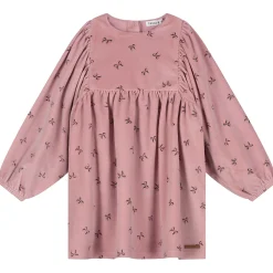 Prénatal baby jurk lange mouwen all over print roze