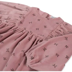 Prénatal baby jurk lange mouwen all over print roze