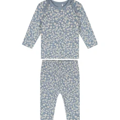 Prénatal baby pyjama bloem blauw
