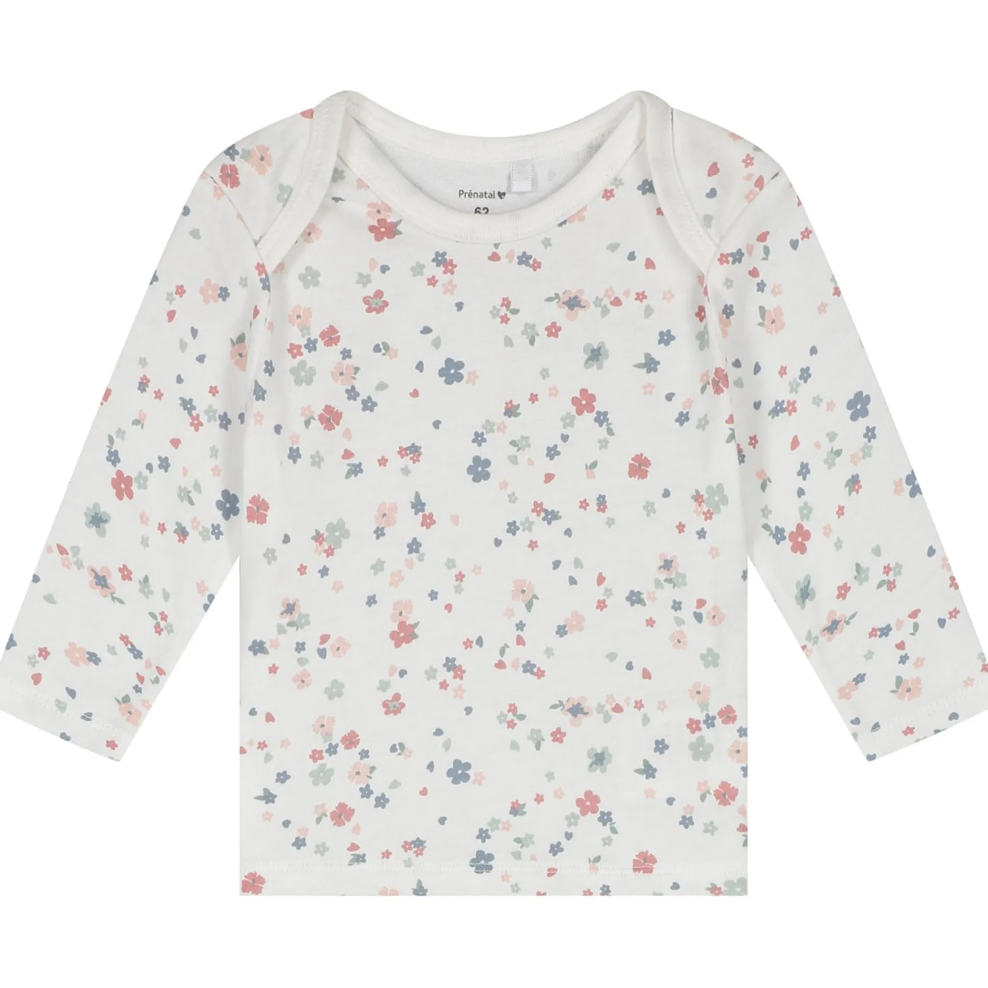 Prénatal baby pyjama bloem wit