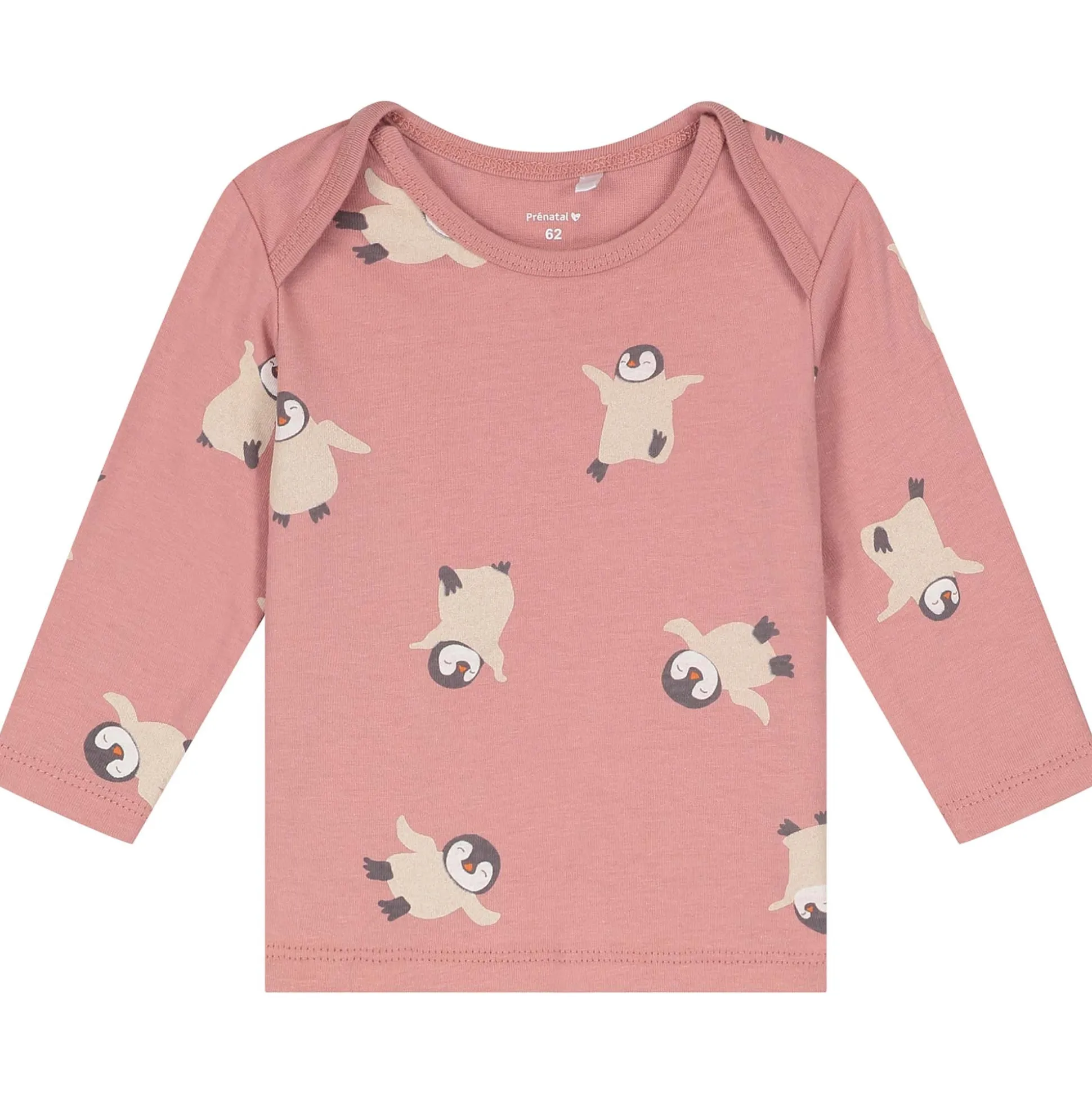 Prénatal baby pyjama pinquin roze