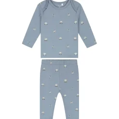 Prénatal baby pyjama retro auto blauw