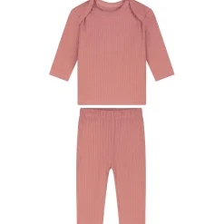 Prénatal baby pyjama rib roze