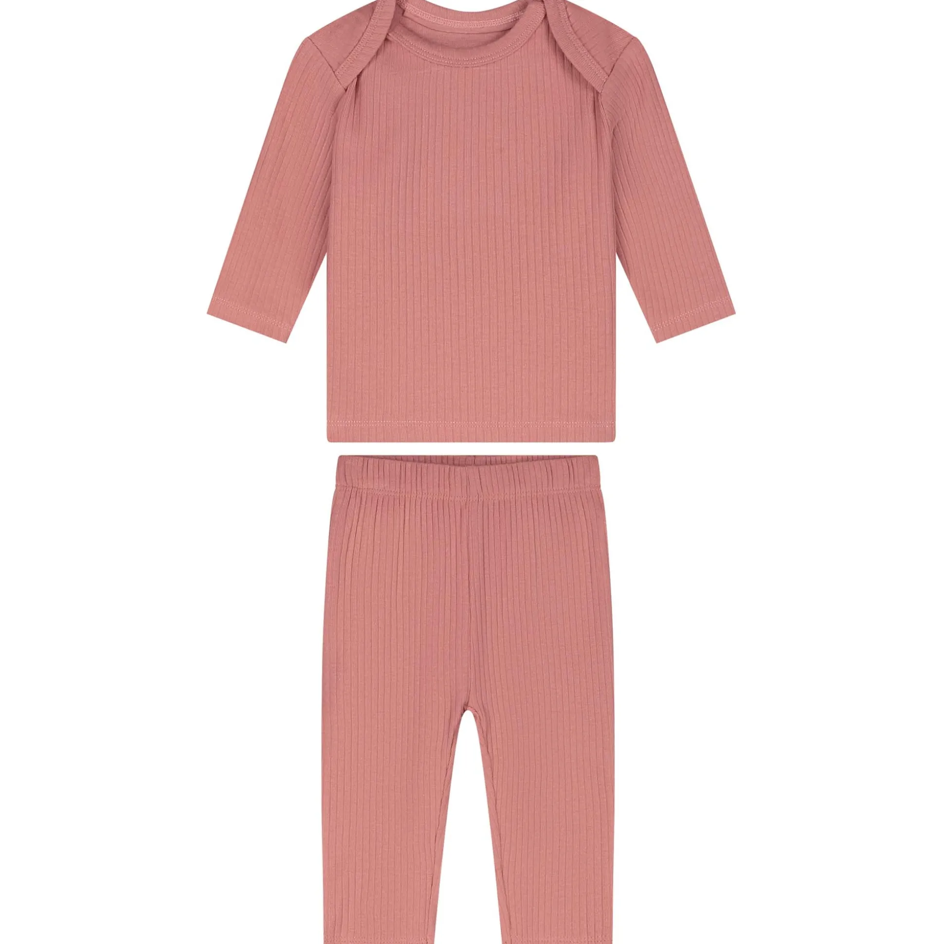 Prénatal baby pyjama rib roze
